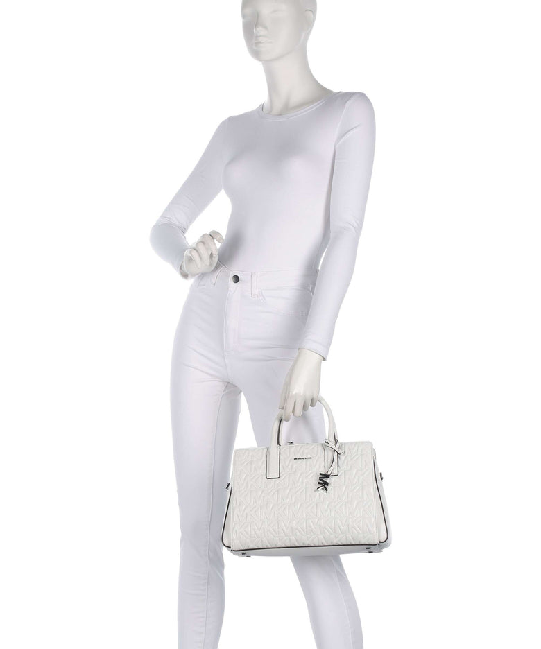 Michael Kors Laila Medium Handbag optic white