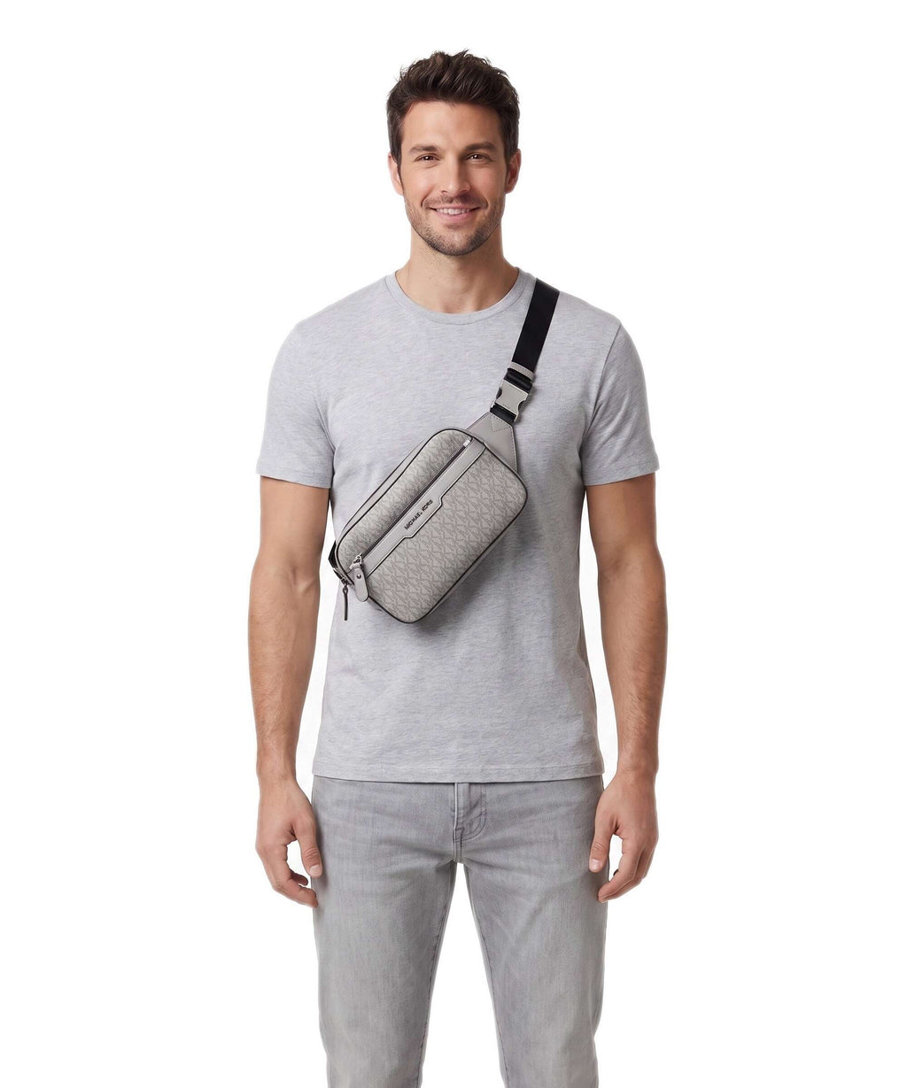Michael Kors Hudson Belt bag nickel