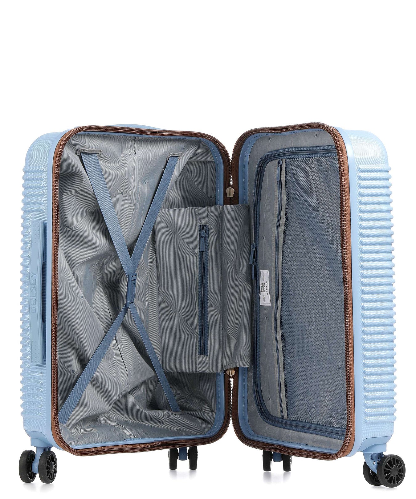 Delsey Paris Freestyle Spinner (4 wheels) himmelblau