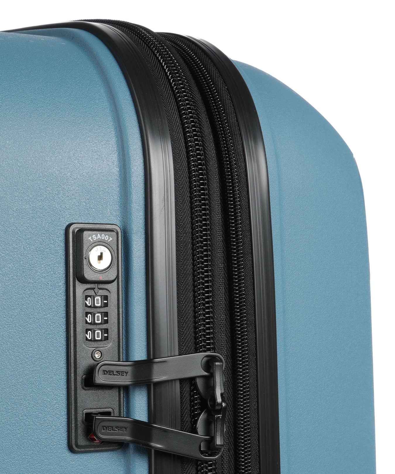 Delsey Paris Belmont Plus Spinner (4 wheels) zink blau