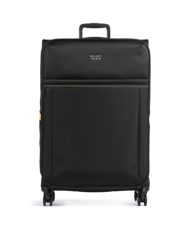 Delsey Paris Brochant 3 Spinner (4 wheels) deep black