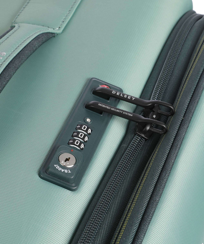 Delsey Paris Brochant 3 Spinner (4 wheels) gruen