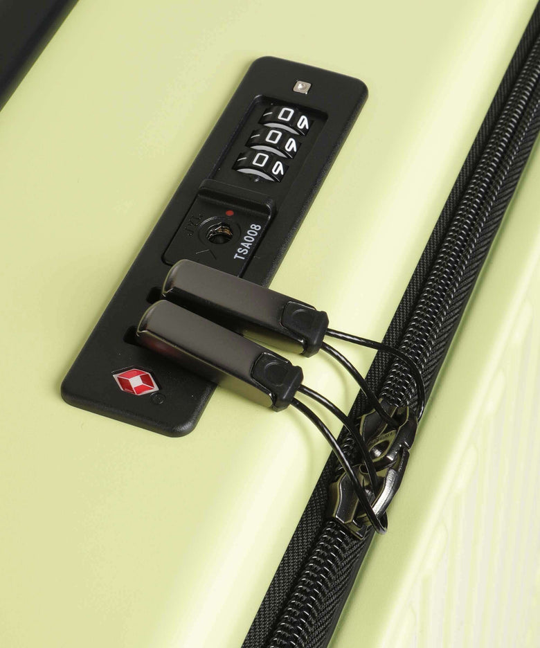 Delsey Paris Securitime Spinner (4 wheels) blassgelb