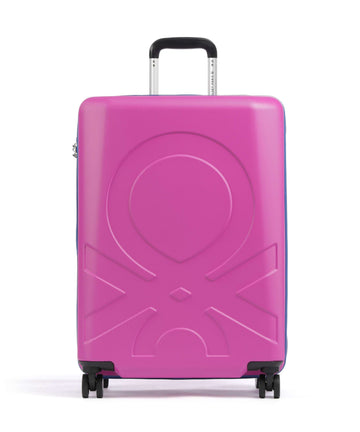 Delsey Paris x United Colors of Benetton Fabrica Kufr se 4 kolečky purple