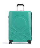 Delsey Paris x United Colors of Benetton Fabrica Kufr se 4 kolečky green
