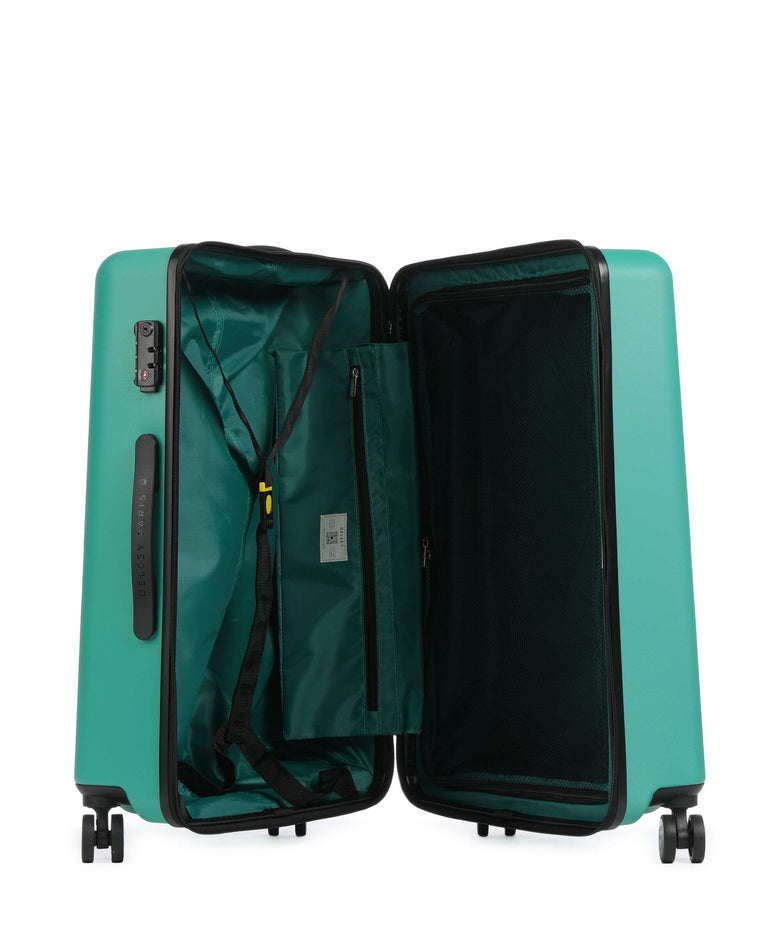 Delsey Paris x United Colors of Benetton Fabrica Spinner (4 wheels) green