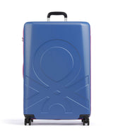Delsey Paris x United Colors of Benetton Fabrica Kufr se 4 kolečky blue