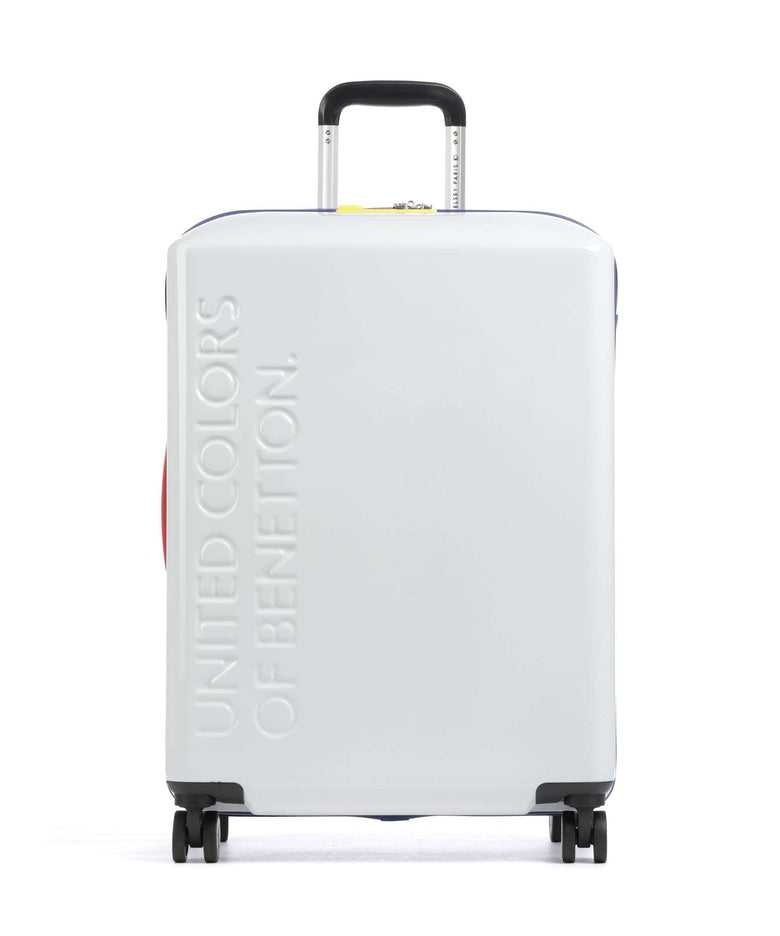 Delsey Paris x United Colors of Benetton United Spinner (4 wheels) white