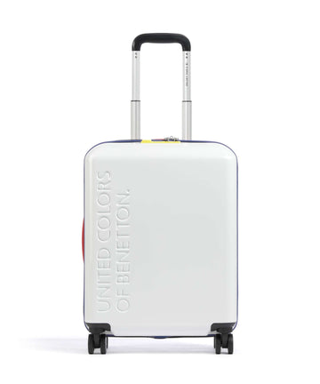 Delsey Paris x United Colors of Benetton United Kufr se 4 kolečky white