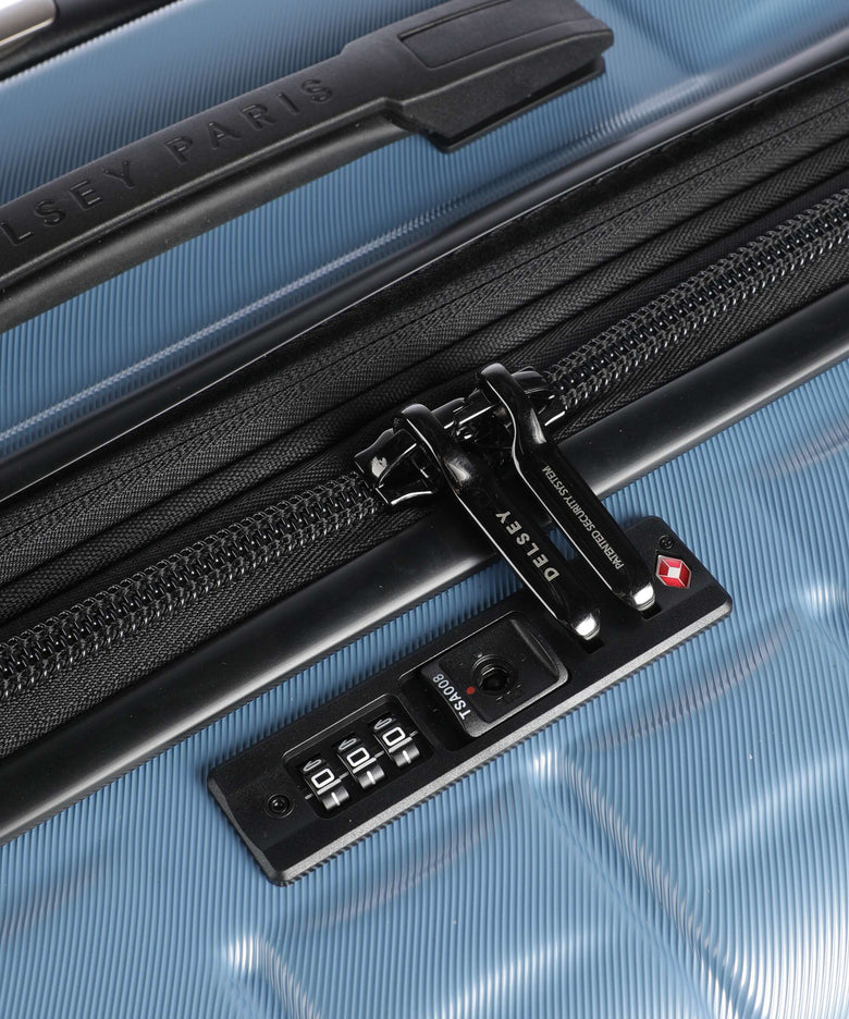 Delsey Paris Longitude Spinner (4 wheels) blue