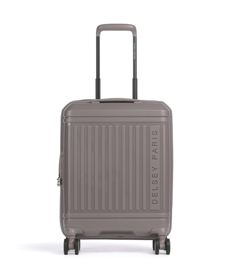 Delsey Paris Lutece Slim Spinner (4 wheels) brown