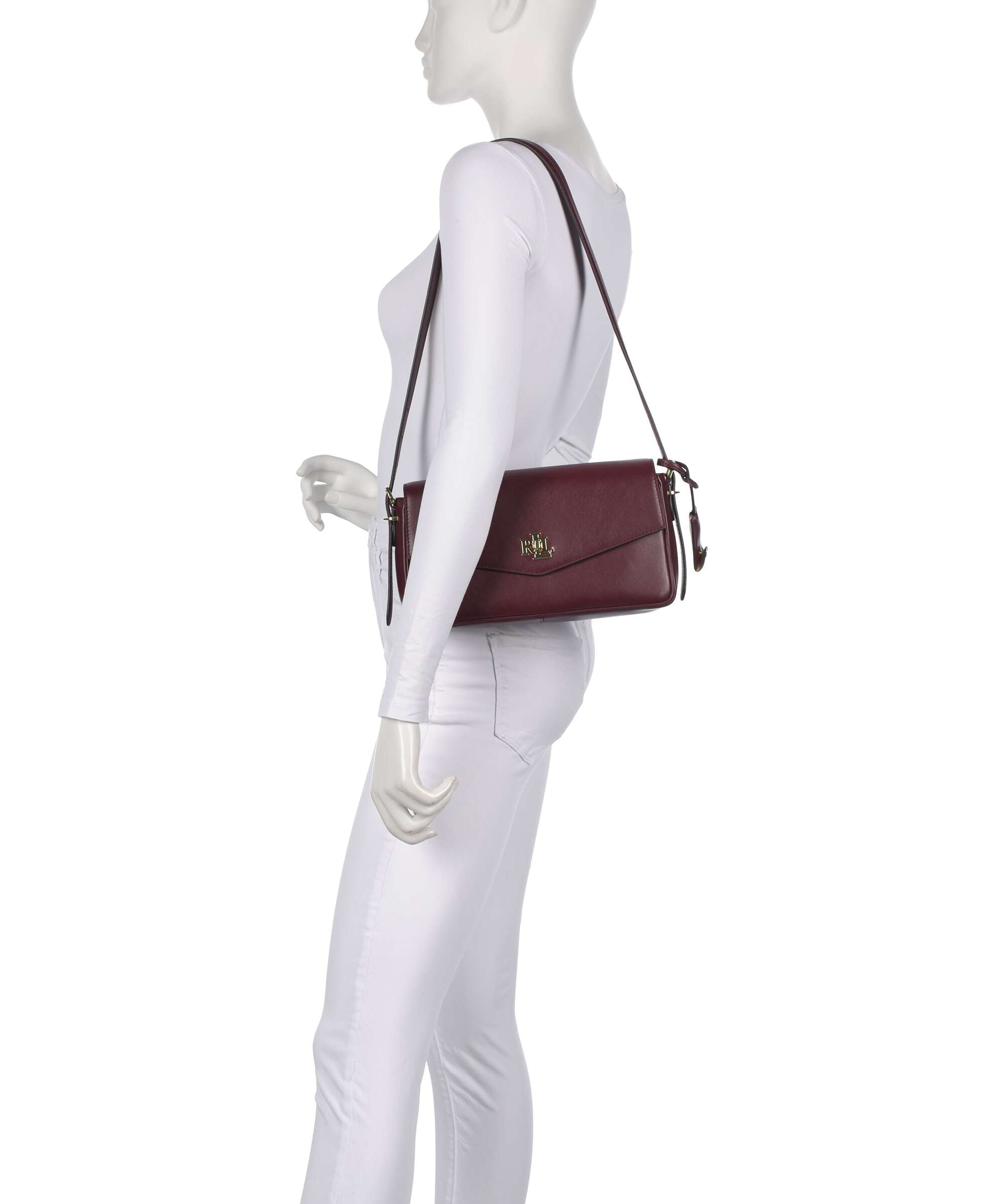 Lauren Ralph Lauren Farrah Medium Shoulder bag dark garnet