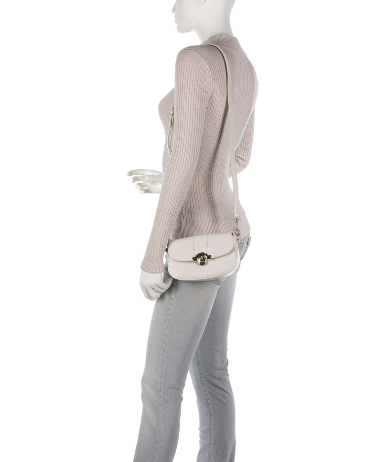 Lancaster Paris Médaille Crossbody bag ecru