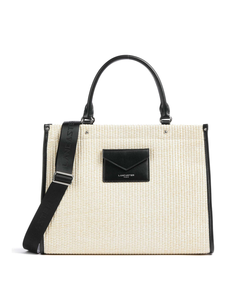 Lancaster Actual Mini Osier Handbag beige