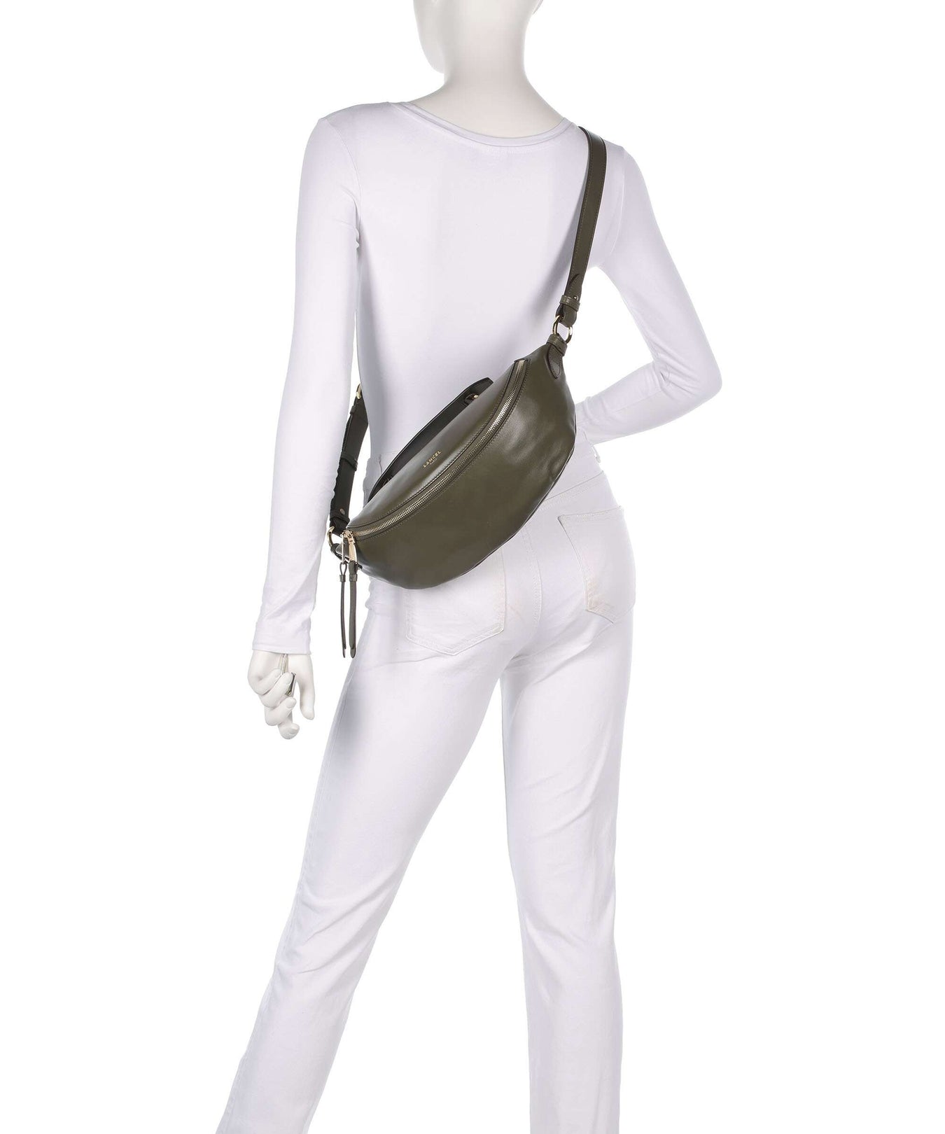 Lancel Origami S Crossbody bag dark khaki