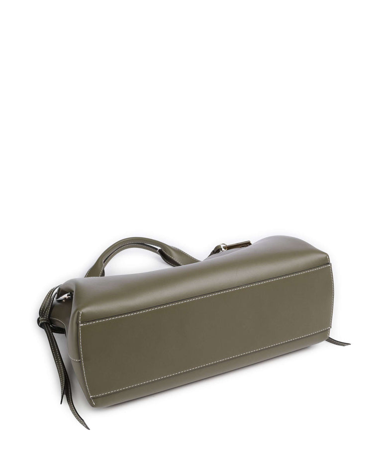Lancel Swann M Hobo bag dark khaki