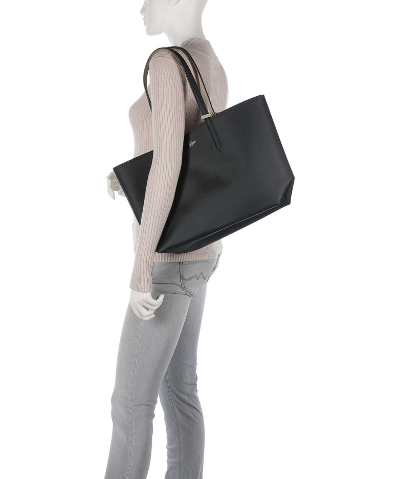 Lacoste Anna Tote bag noir/krema