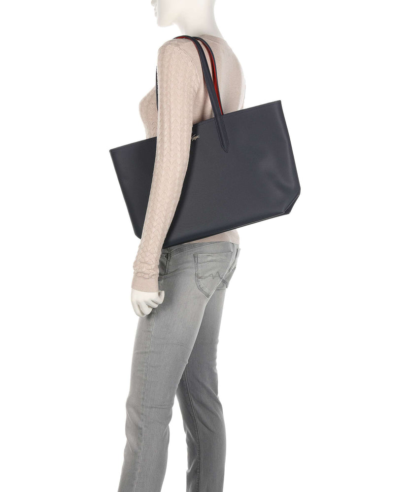 Lacoste Anna Tote bag marine rouge