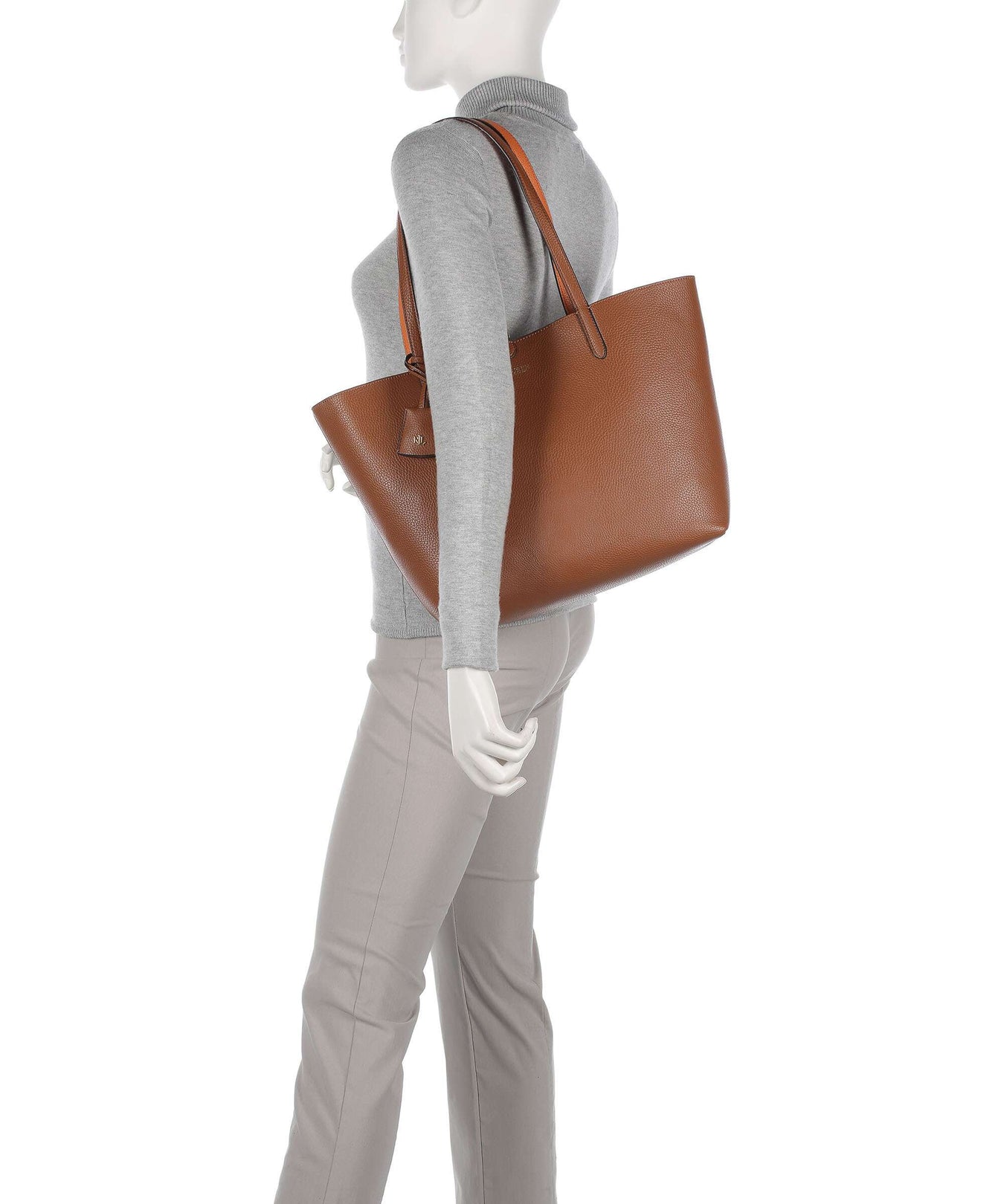 Lauren Ralph Lauren Medium Tote bag tan/orange