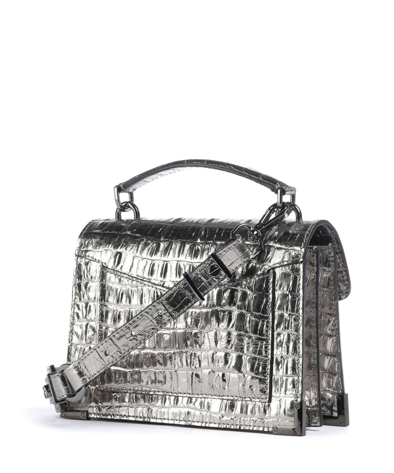 The Kooples Emily Crossbody bag antic silver