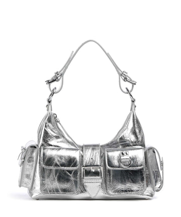 The Kooples Amelia Taška přes rameno silver
