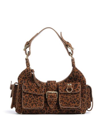 The Kooples Amelia Small Taška přes rameno leopard