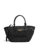 Lauren Ralph Lauren Daphney 20 Straw Handbag black