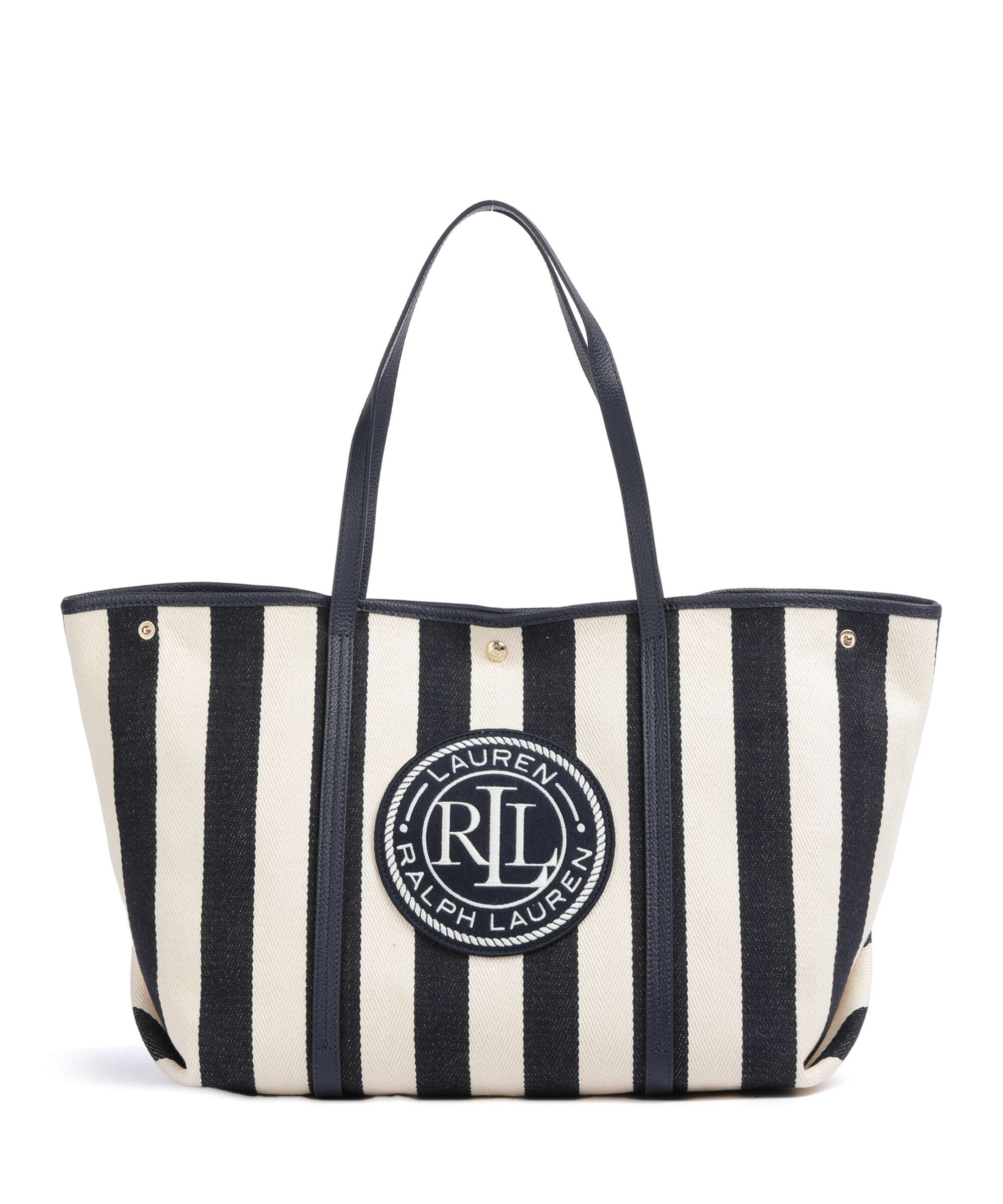 Lauren Ralph Lauren Emerie Extra Large Tote bag natural/refined navy stripe