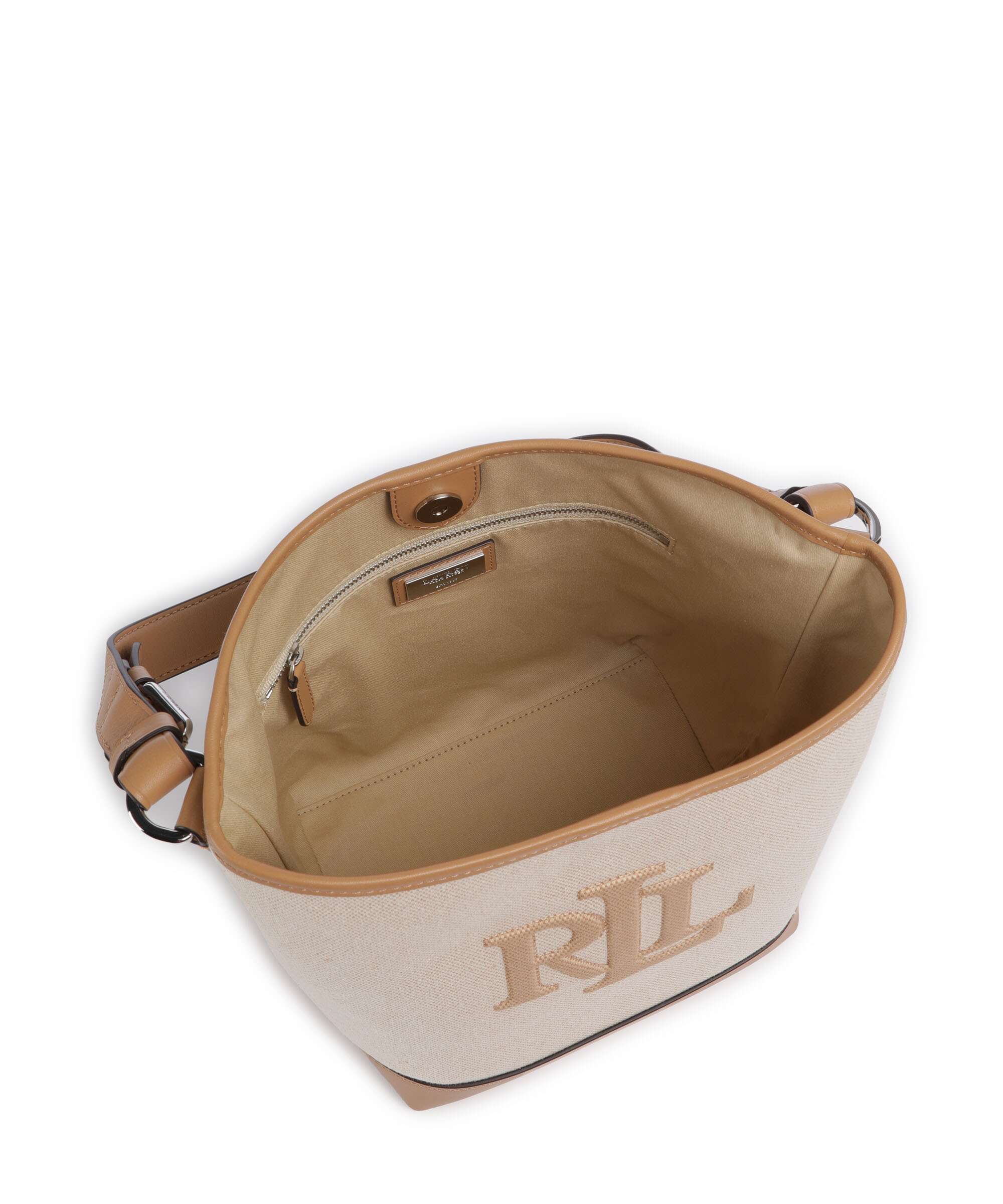Lauren Ralph Lauren Witley Medium Bucket bag natural buff