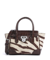 Lauren Ralph Lauren Tanner Small Kabelka zebra/dark hickory