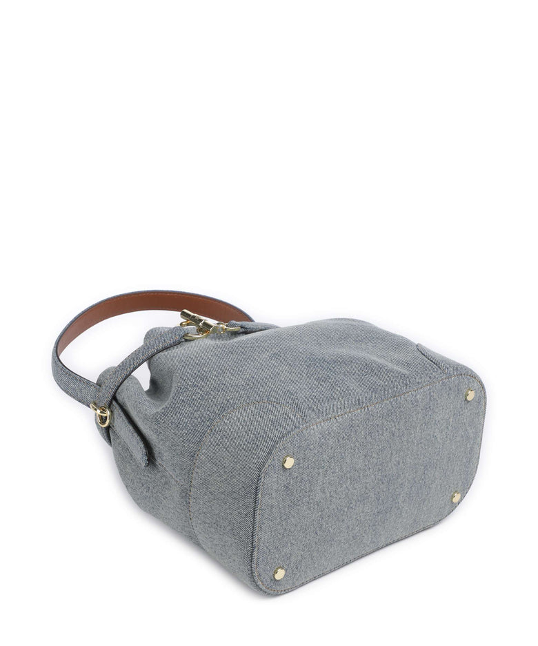 Lauren Ralph Lauren Blaike Medium Bucket bag blue/lauren tan