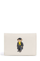 Polo Ralph Lauren Bear Holiday Pouzdro na kreditní kartu ivory