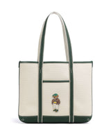 Polo Ralph Lauren Bear Fall Nákupní taška ecru/northwest pine