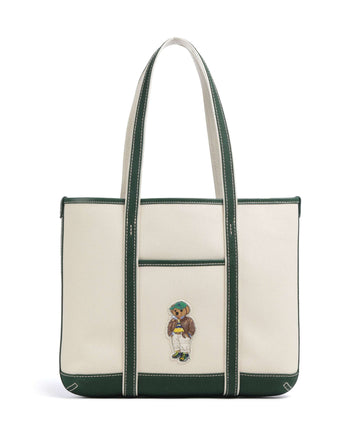 Polo Ralph Lauren Bear Fall Nákupní taška ecru/northwest pine