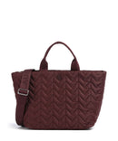 Lauren Ralph Lauren Stevie Extra Large Kabelka dark garnet