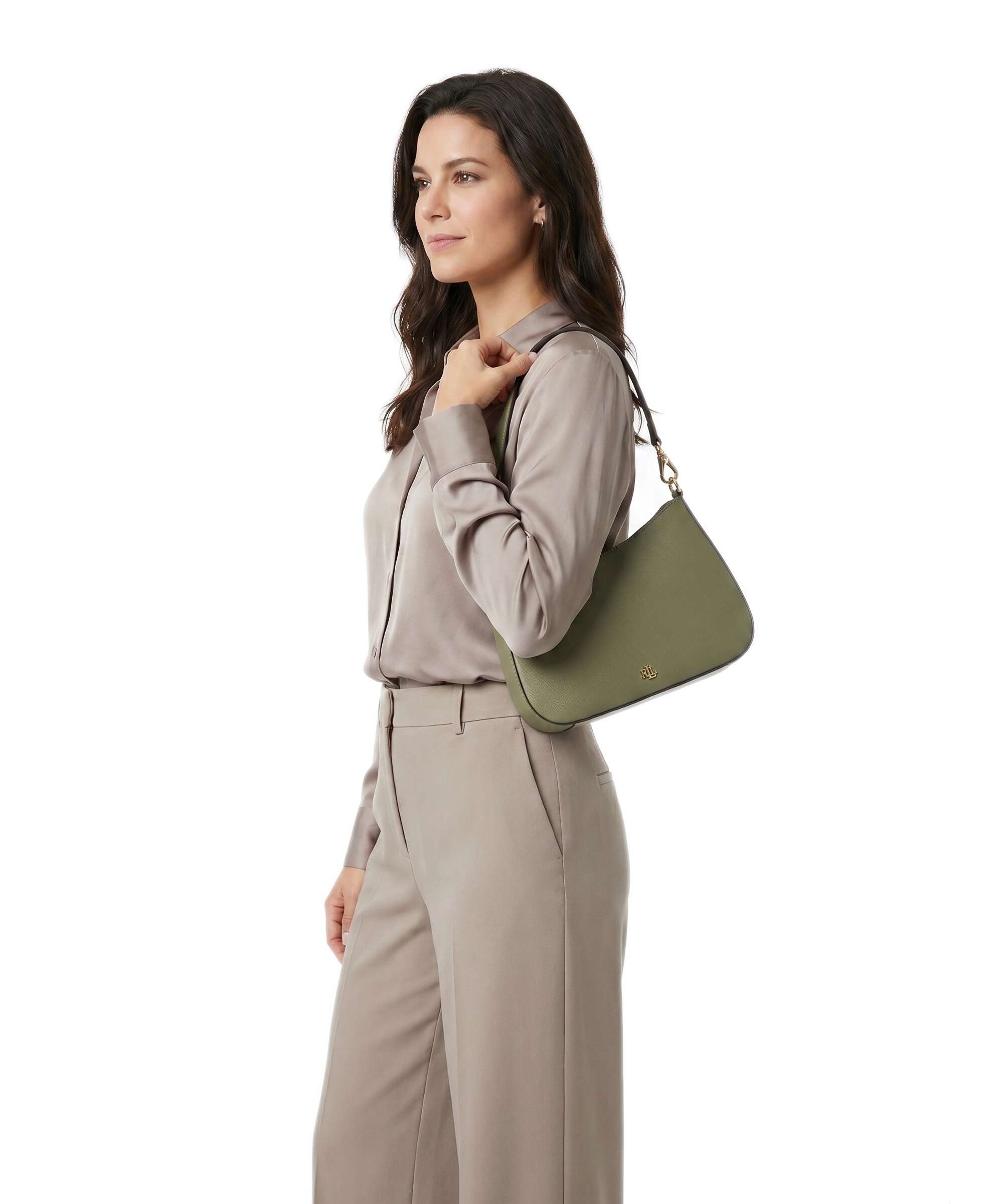 Lauren Ralph Lauren Danni 26 Shoulder bag sage green