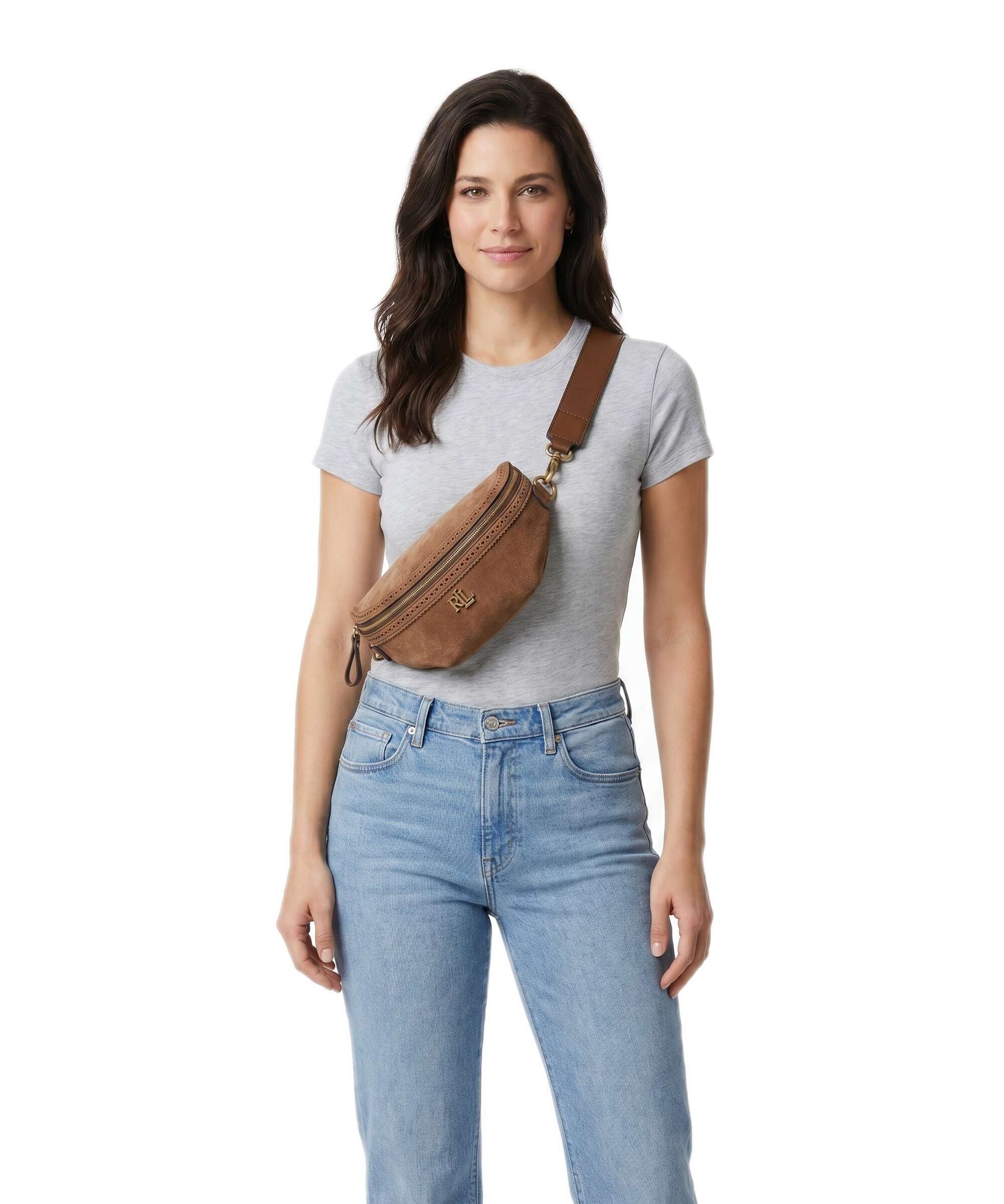 Lauren Ralph Lauren Marcy Belt bag light tobacco