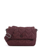 Lauren Ralph Lauren Stevie Medium Kabelka přes rameno dark garnet