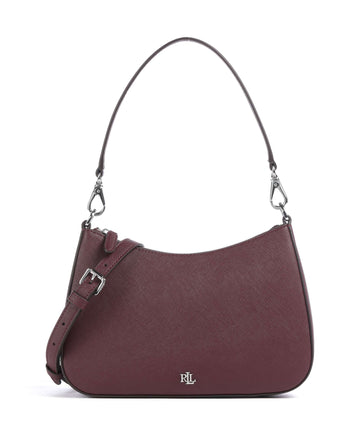 Lauren Ralph Lauren Danni 26 Taška přes rameno dark garnet