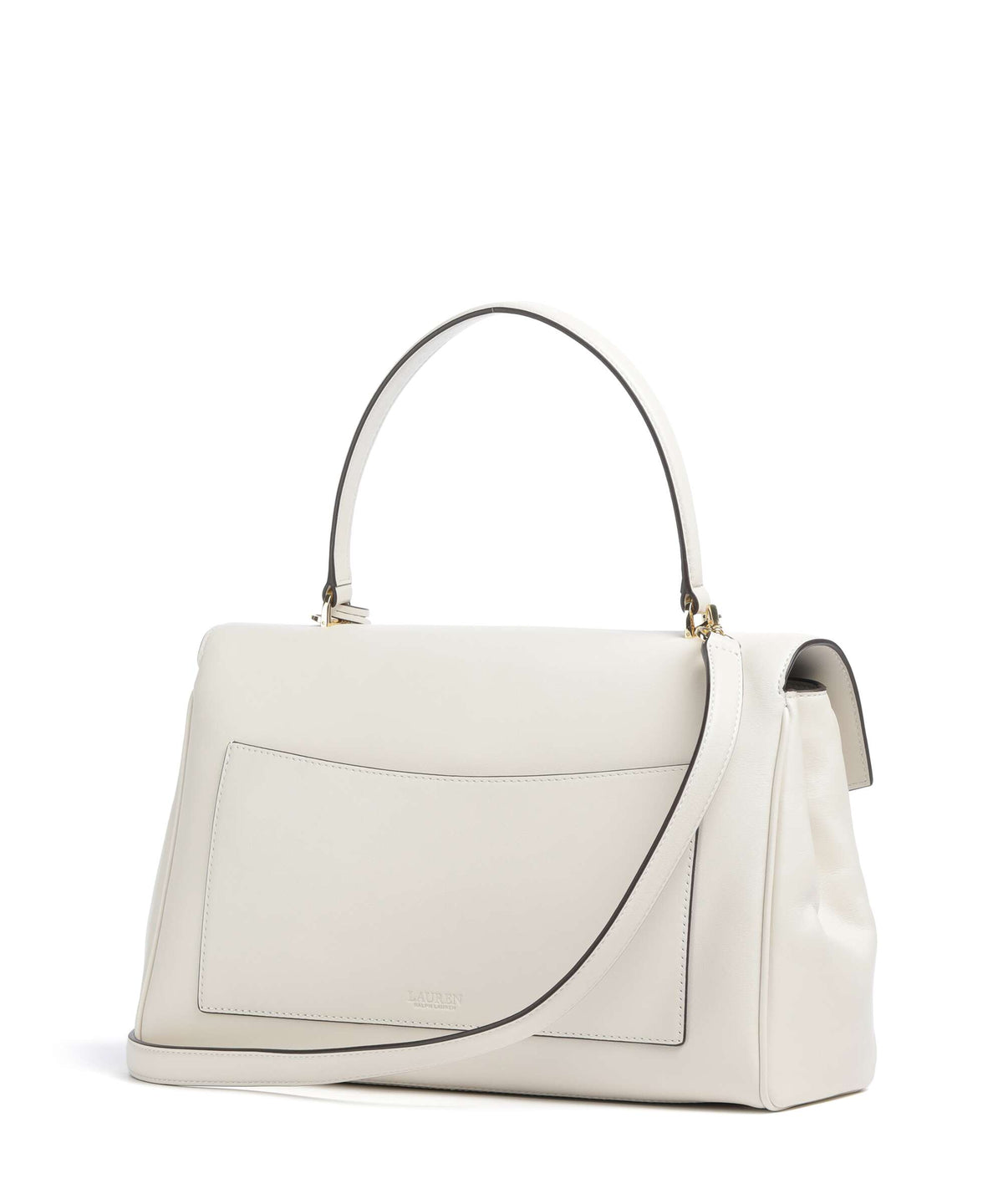 Lauren Ralph Lauren Farrah Medium Handbag soft white