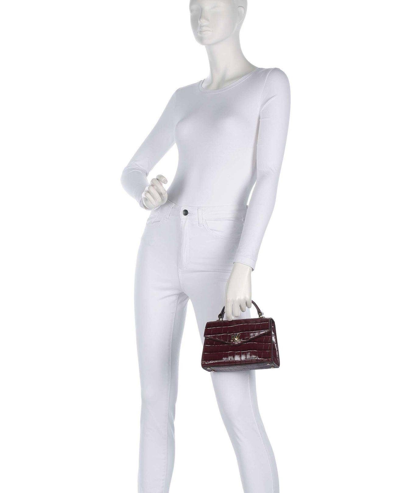 Lauren Ralph Lauren Farrah Small Handbag dark garnet