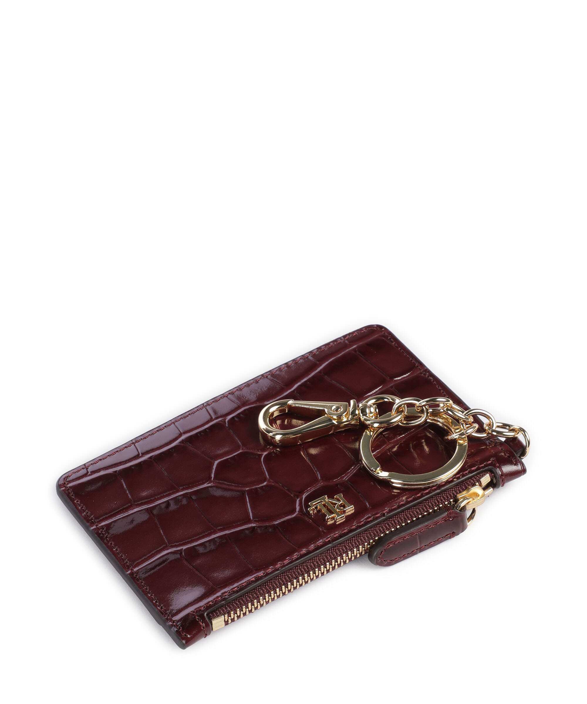Lauren Ralph Lauren Small Credit card holder dark garnet