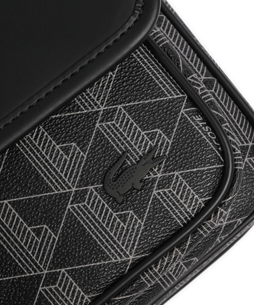 Lacoste The Blend Messenger bag monogram noir/gris