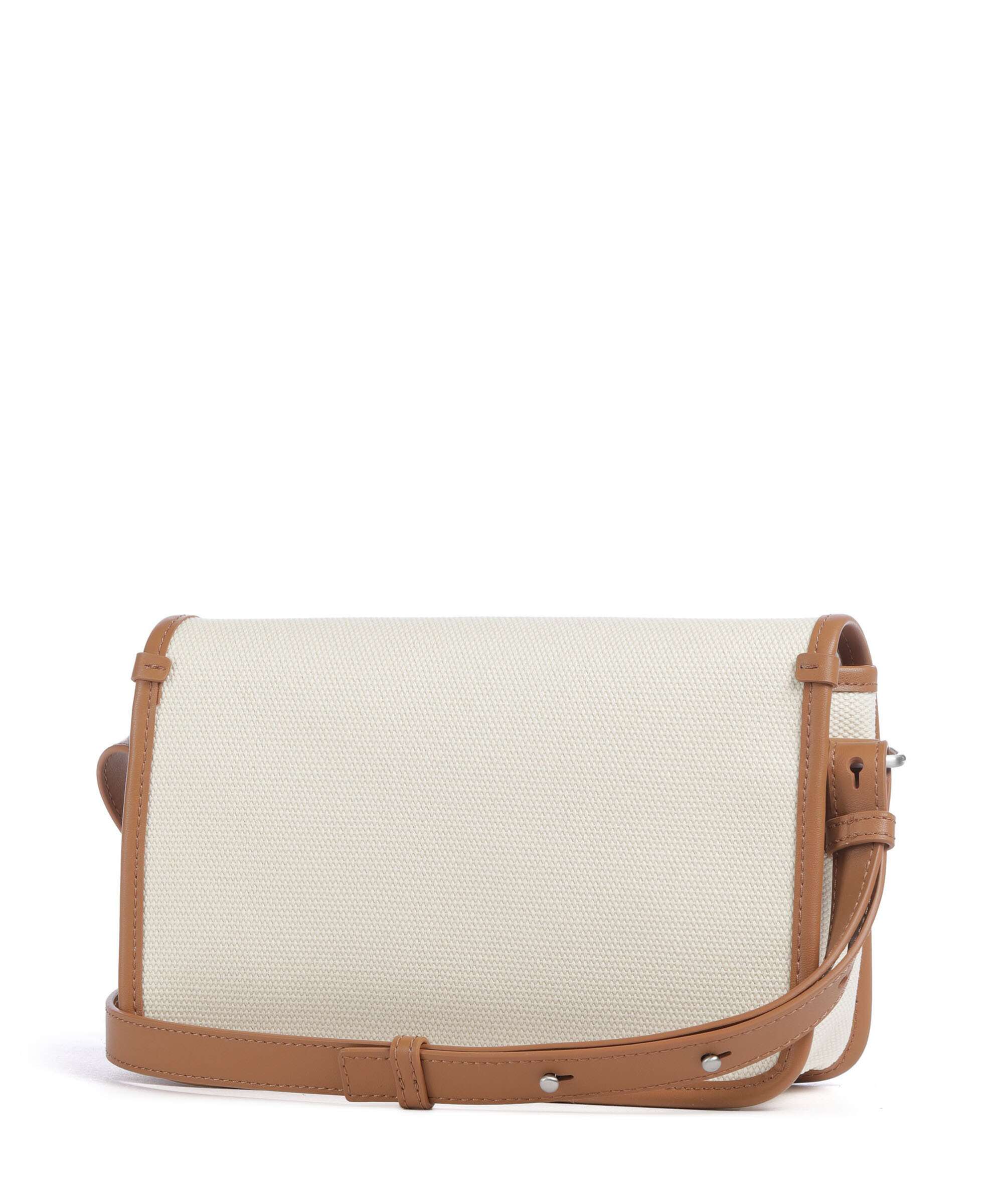 Lacoste Heritage Canvas Crossbody bag natural/tan