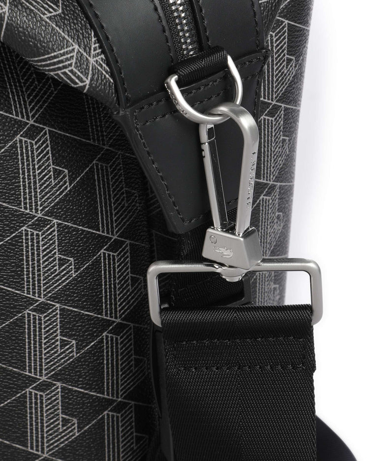 Lacoste The Blend Weekend bag monogram noir/gris