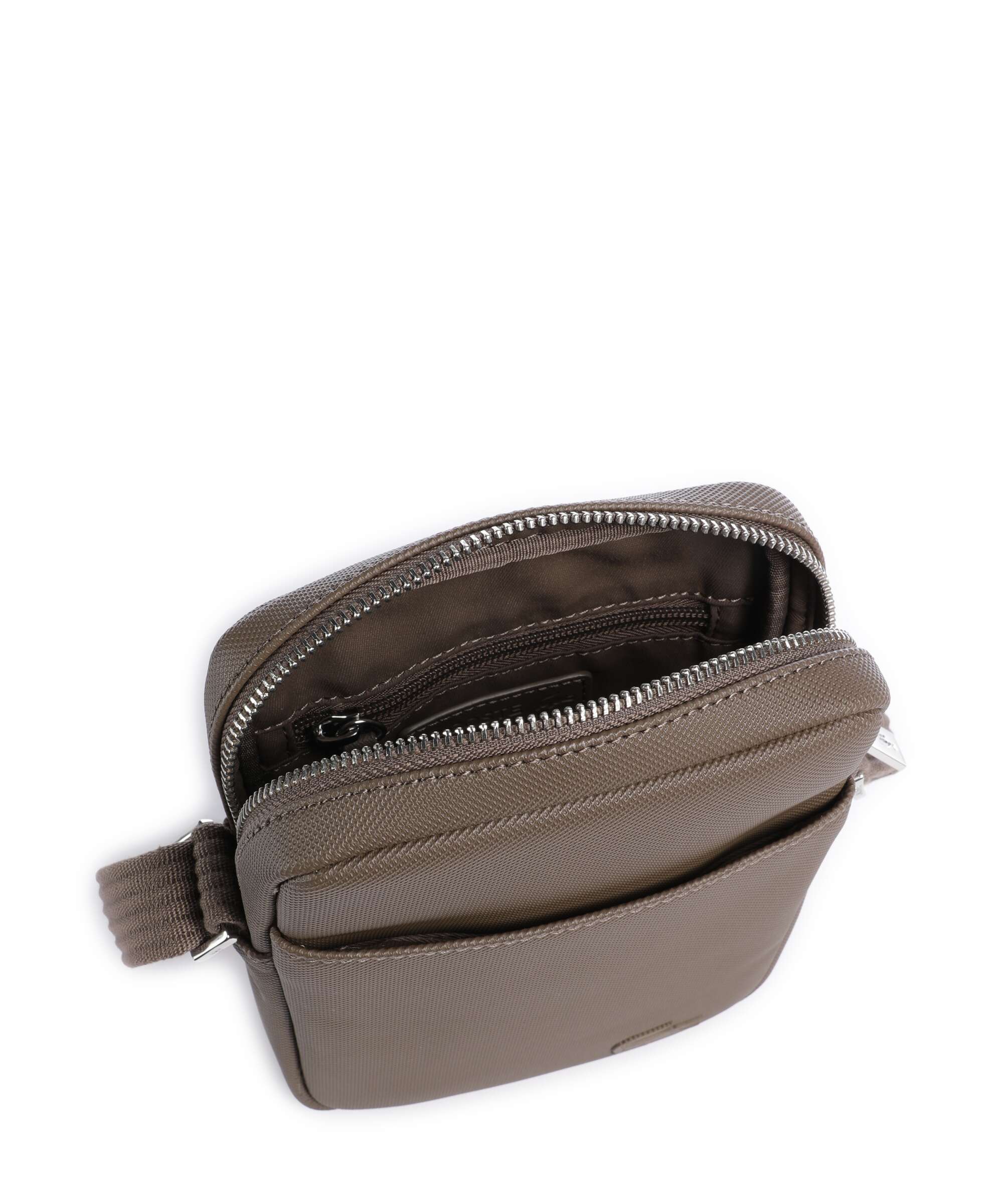 Lacoste Mens Classic Crossbody bag morel
