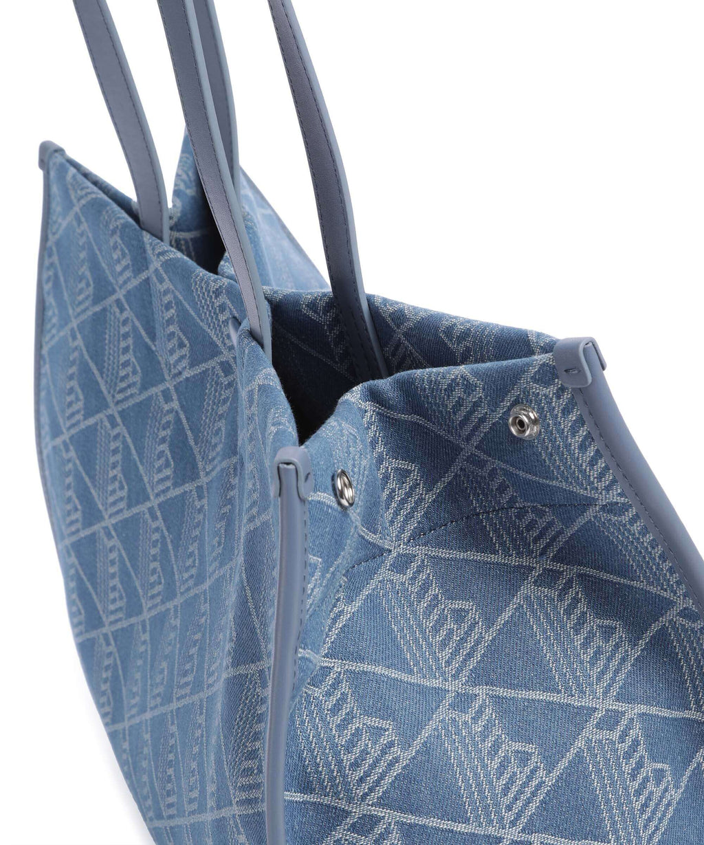 Lacoste Heritage Jacquard Tote bag denim