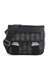 Lacoste The Blend Kabelka přes rameno monogram noir/gris
