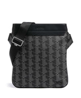 Lacoste The Blend Kabelka přes rameno monogram noir/gris