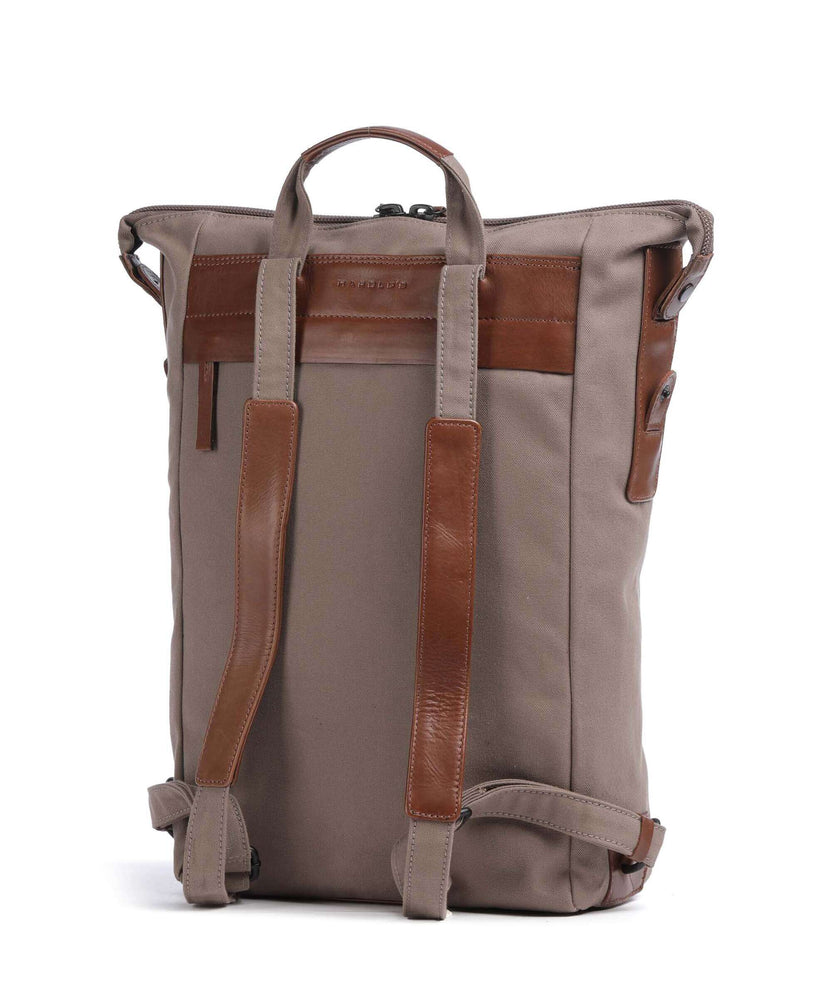 Harold's Wax Backpack sand braun